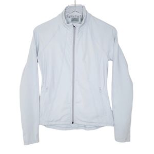Athleta Hope Track Jacket Moon Gray XXS